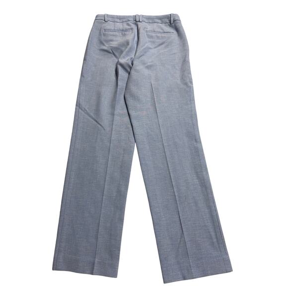 Talbots High Waist Straight Pant Stretch Career Trousers Womens 10 Petite Blue - Picture 7 of 11